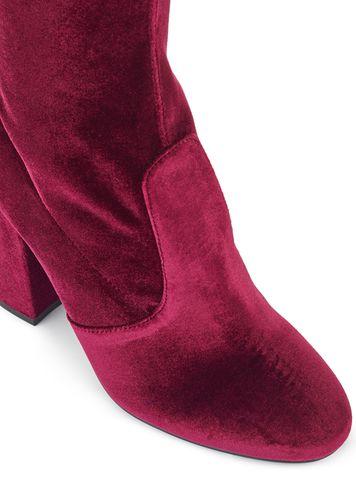 Miss Selfridge Womens Koko Velvet Over The Knee Boots