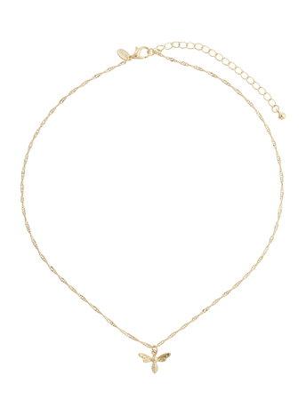 Miss Selfridge Womens Ditsy Bee Necklace