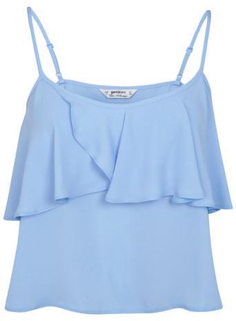 Petites Blue Frill Cami