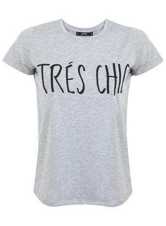 Miss Selfridge Womens Petites Tres Chic T Shirt