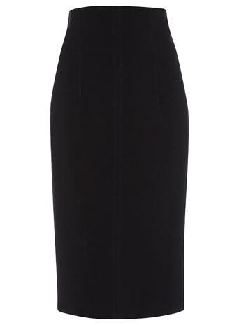 Black High Waist Pencil Skirt