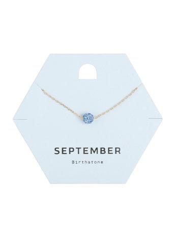 Miss Selfridge Womens September Birth Stone Necklace