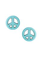 Peace Sign Studs