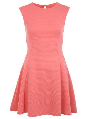 Petites Coral Skater Dress