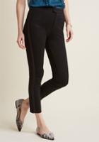 Modcloth Ponte Pants With Tuxedo Stripe In 4x