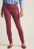 Modcloth Pocketed Professional Pants In Mulberry In Xxs