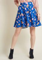 Modcloth Skater Skirt With Pockets In Snacks In 3x