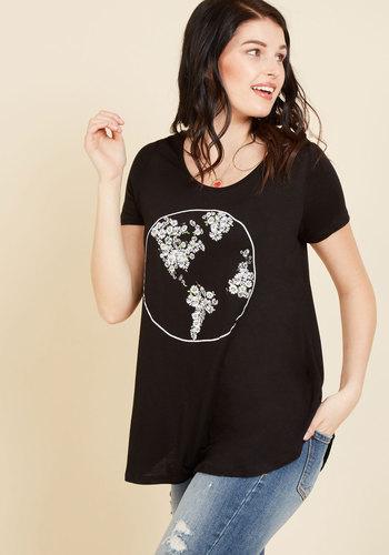  Fleur Corners Of The Earth T-shirt In Xs