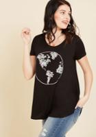  Fleur Corners Of The Earth T-shirt In Xs
