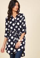  Day For Night Tunic In Dotted Navy In L