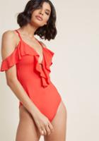 Modcloth Pick And Cruise One-piece Swimsuit In S