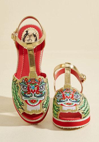  May I Have This Lion Dance? Sandal In 37
