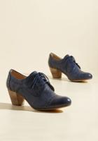  Bravo, Milano Oxford Heel In Navy In 36