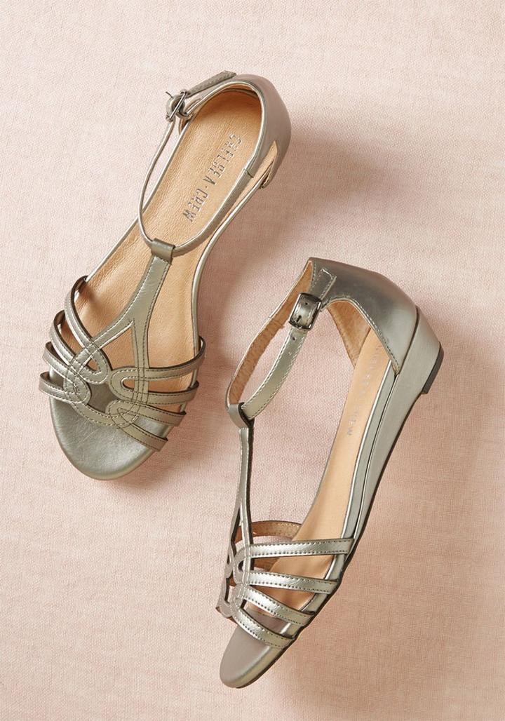 Chelseacrew Chelsea Crew Wanna Prance With Somebody Sandal In Silver In 36