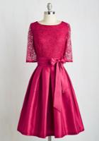 Sangria Only A Glamour Of Time Dress