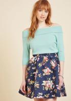 Modcloth Benevolent Belle Fit And Flare Skirt