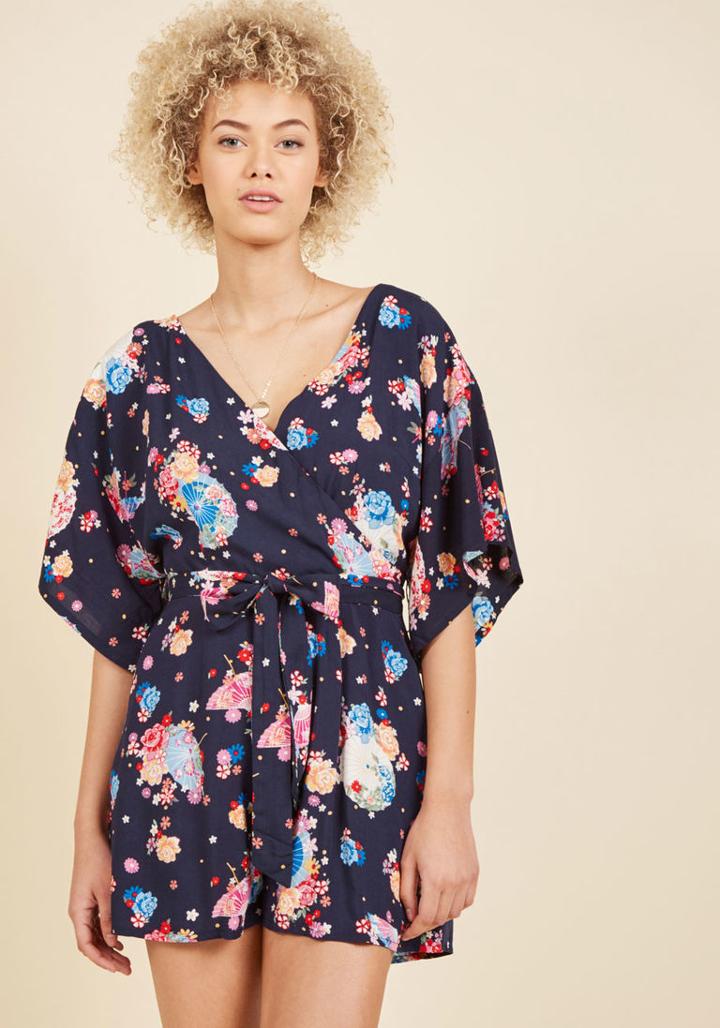  Spirited Sentiment Romper In Xxl