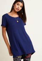 Modcloth Simplicity On A Saturday Tunic In Navy In S