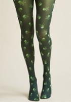 Modcloth Brush Up On Your Skulls Tights In 3x