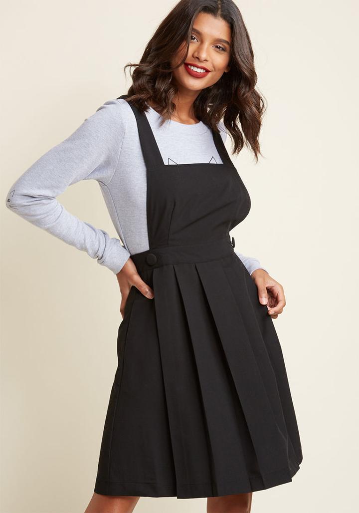 Modcloth Jumper Right In In Xxs