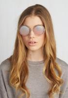 Lucentproductsinc Mod My Rounds Sunglasses In Crystal