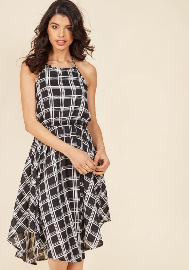 Modcloth Come To A Halter A-line Dress