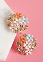 Modcloth Floral Fortune Earrings