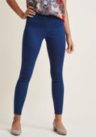 Modcloth Pull-on Jeggings In Dark Wash In 3x
