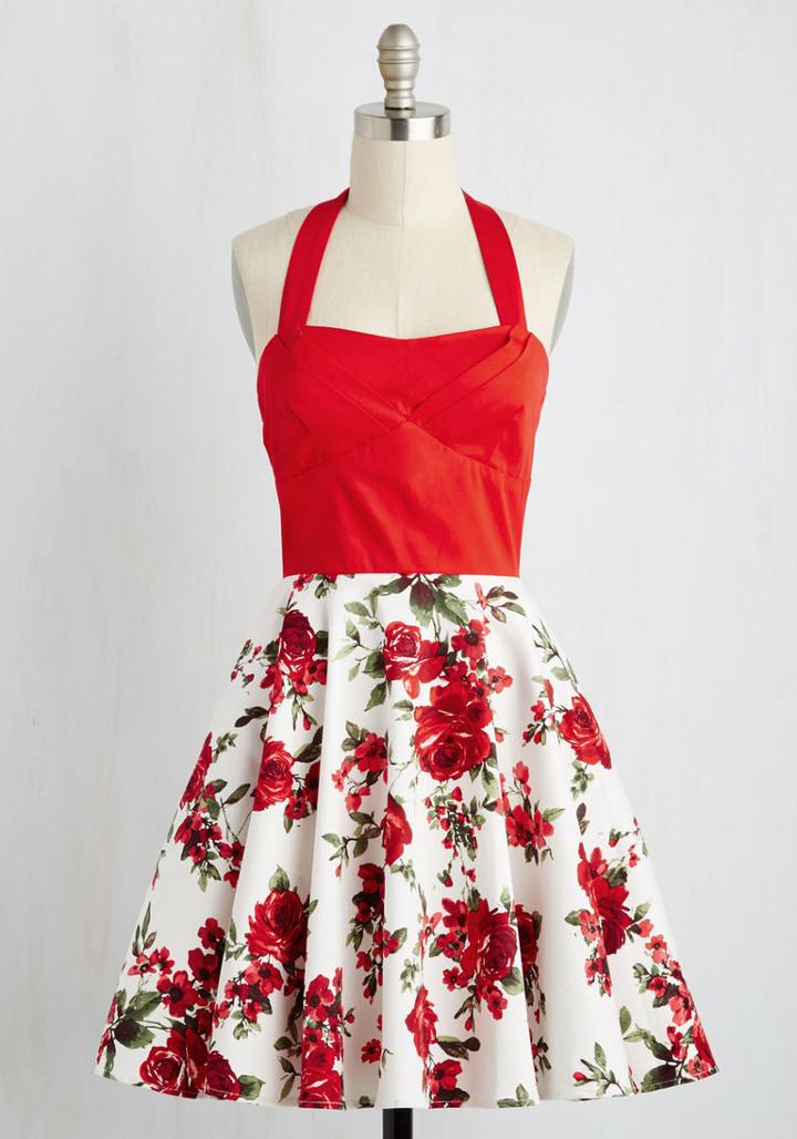  Traveling Cake Pop Truck Dress In Crimson Bouquet In 3x