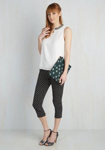  Jive Got A Feeling Pants In Black Dots In Xs