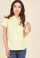 Modcloth Homegrown Hobbyist Button-up Top
