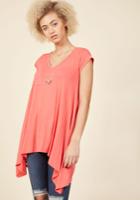  A Crush On Casual Tunic In Coral In S