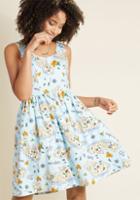 Modcloth Sleeveless Dress With Scoop Neck In California In 4x
