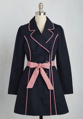 Eastconceptfashionltd East Coast Tour Coat In Navy