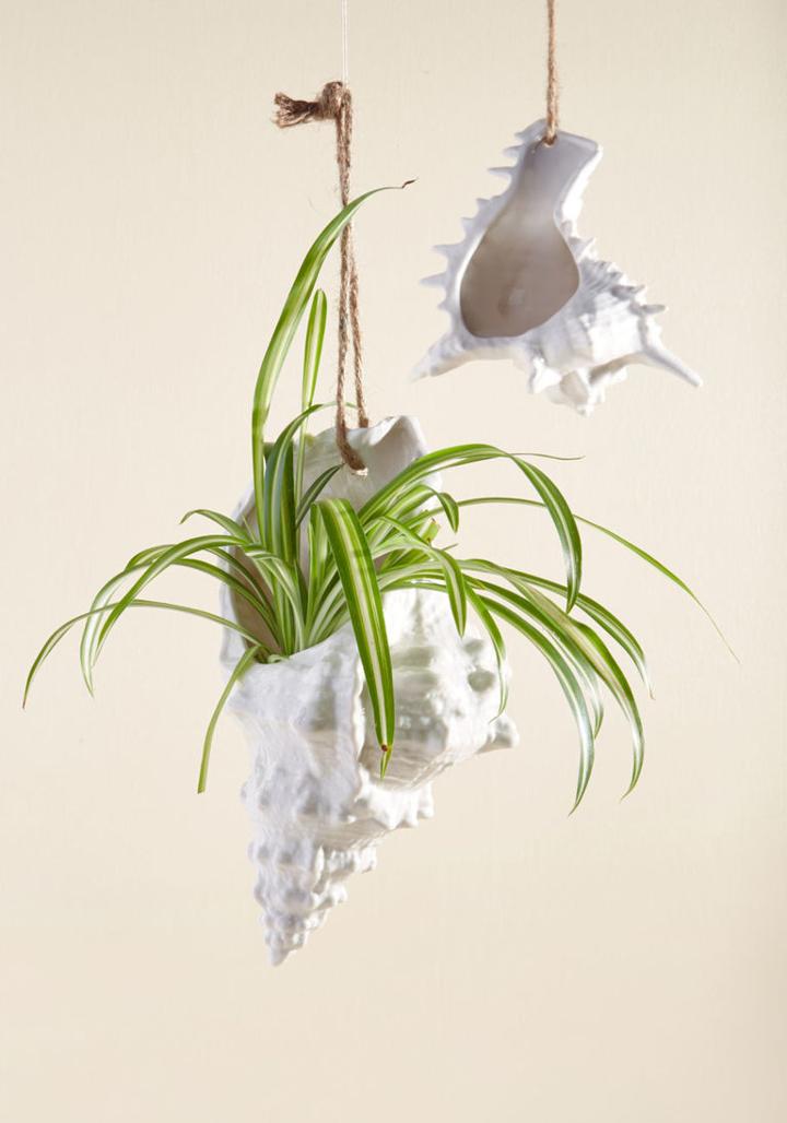 Modcloth To Shell And Back Hanging Planter Set