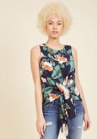  A Taste For Tropical Sleeveless Top In M