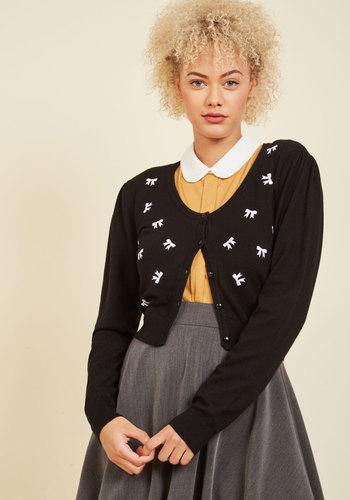  Everywhere You Bow Cardigan In M