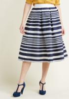 Modcloth Soiree Elation Fit And Flare Skirt In 3x