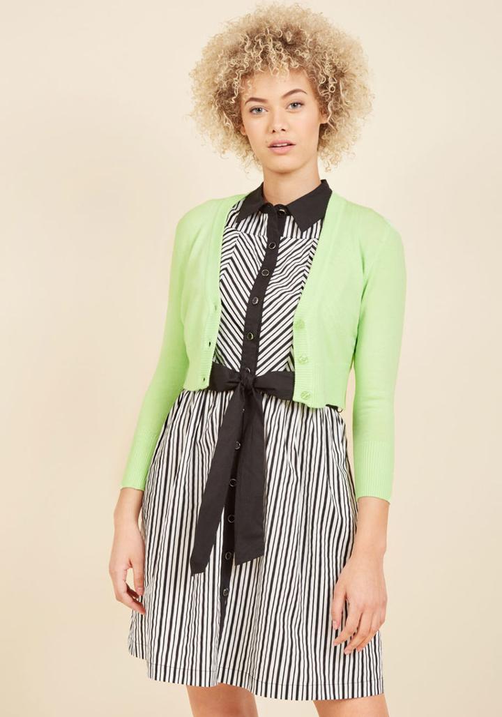 The Dream Of The Crop Cardigan In Highlighter In 4x