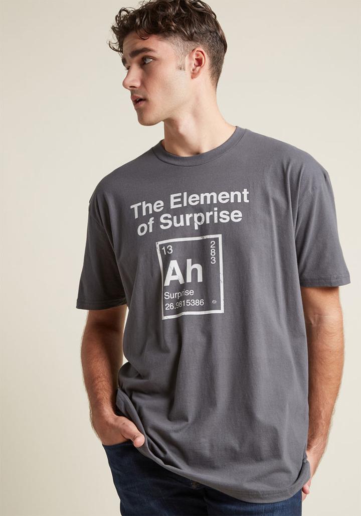 Modcloth Comical Properties Men's Graphic Tee In Xxl