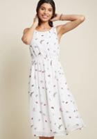 Modcloth Surprise Essential Midi Dress In Insects In 3x