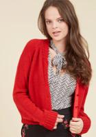  Just The Fortuitous Cardigan In Cherry In Xs