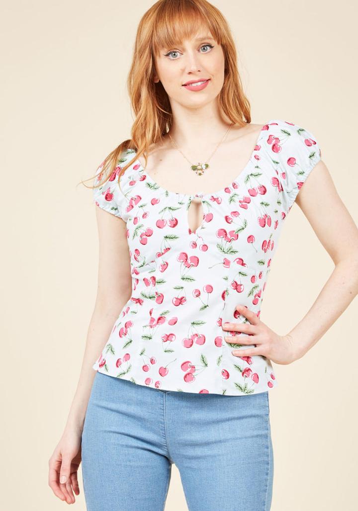 Charismatic Cruiser Cotton Top In Cherries In M