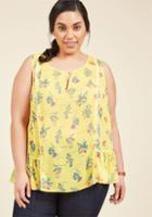  Brunch's Best Sleeveless Top In Floral In S