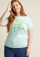 Modcloth An Herb In The Hand Graphic T-shirt In Xxxl