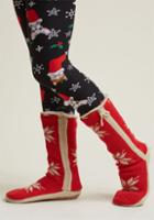 Modcloth Lodge As Life Slipper Booties