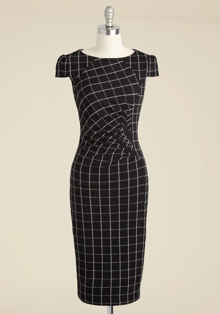  Oops! I Grid It Again Sheath Dress In 10 (uk)