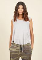  Bonne-fire Fete Sleeveless Top In Flint In S