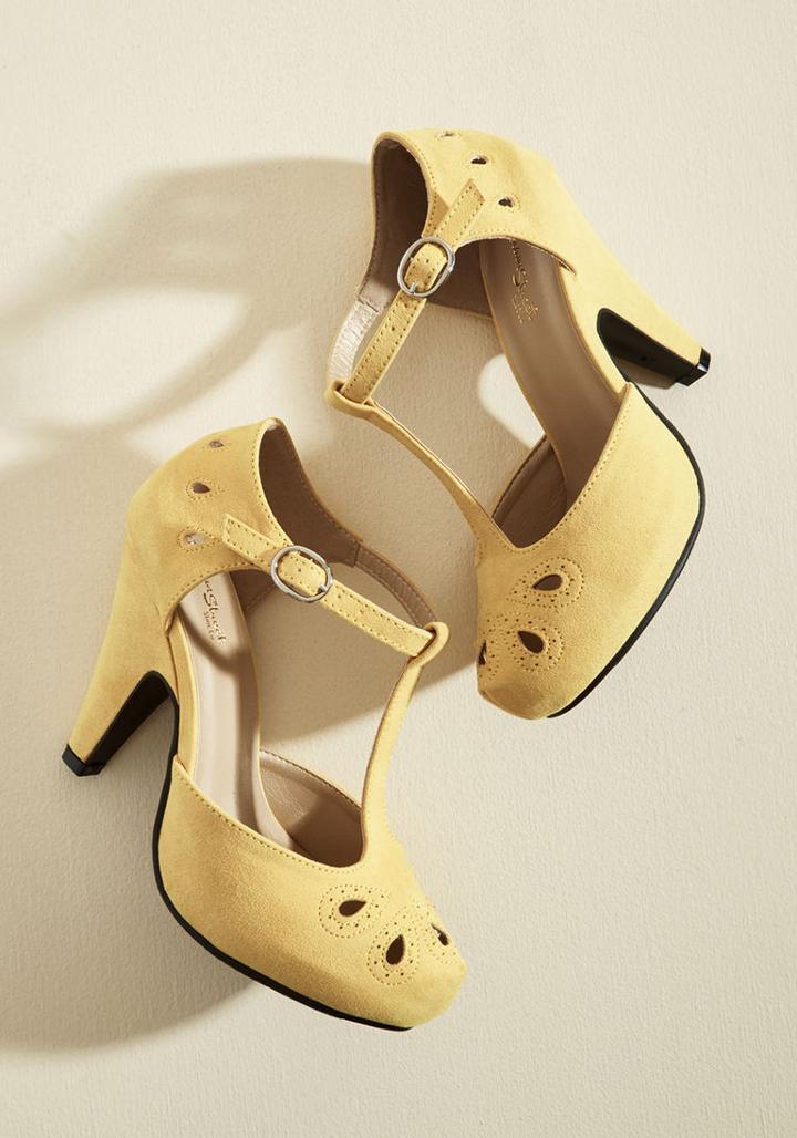  The Zest Is History Heel In Goldenrod In 5