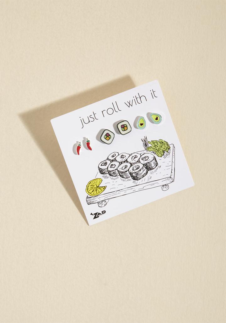 Modcloth Do Sushi What I See? Earring Set